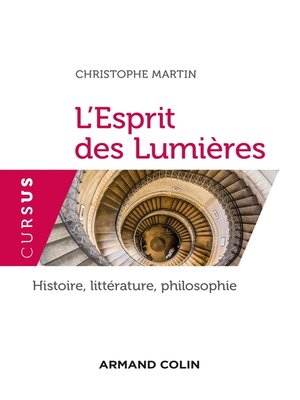 cover image of L'Esprit des Lumières